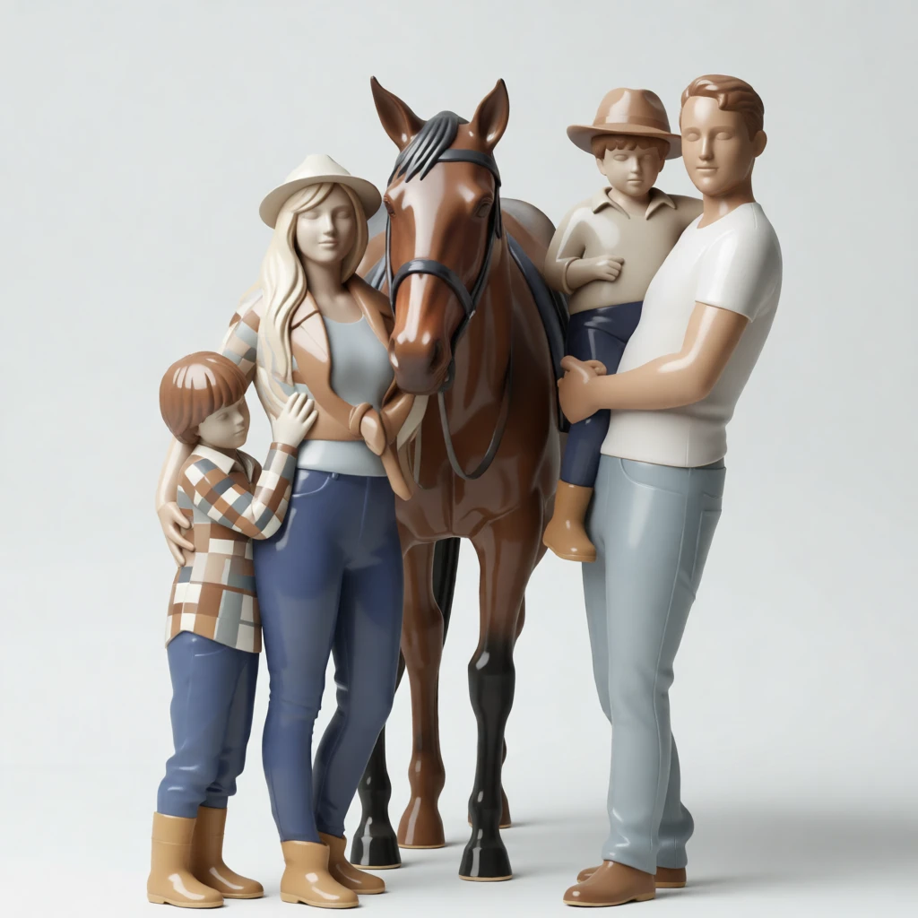 Ceramic Sculpture generated by PortraitArt