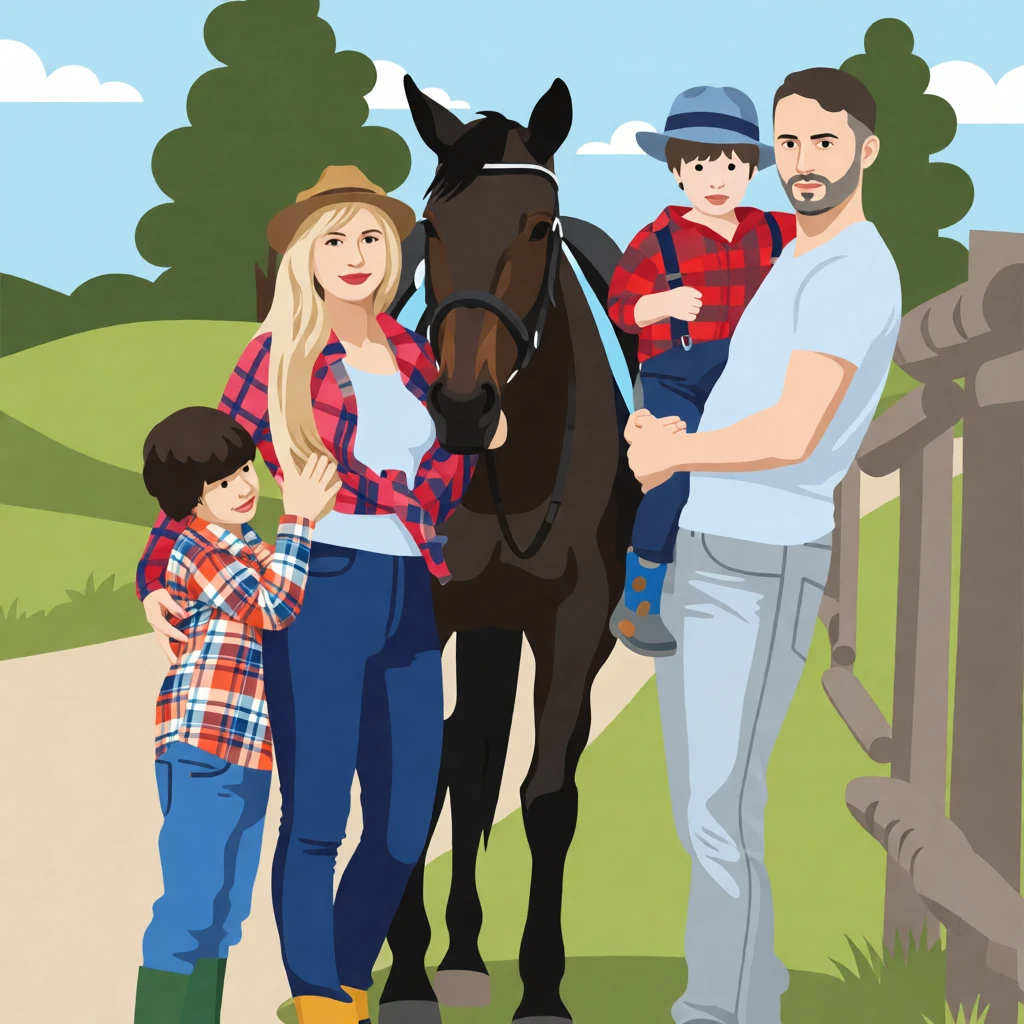 Simple Illustration generated by PortraitArt