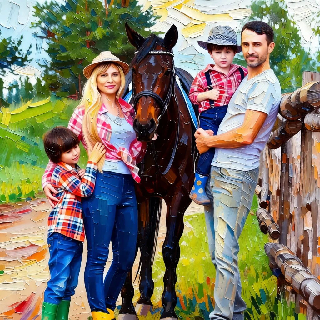 Vibrant Painting generated by PortraitArt