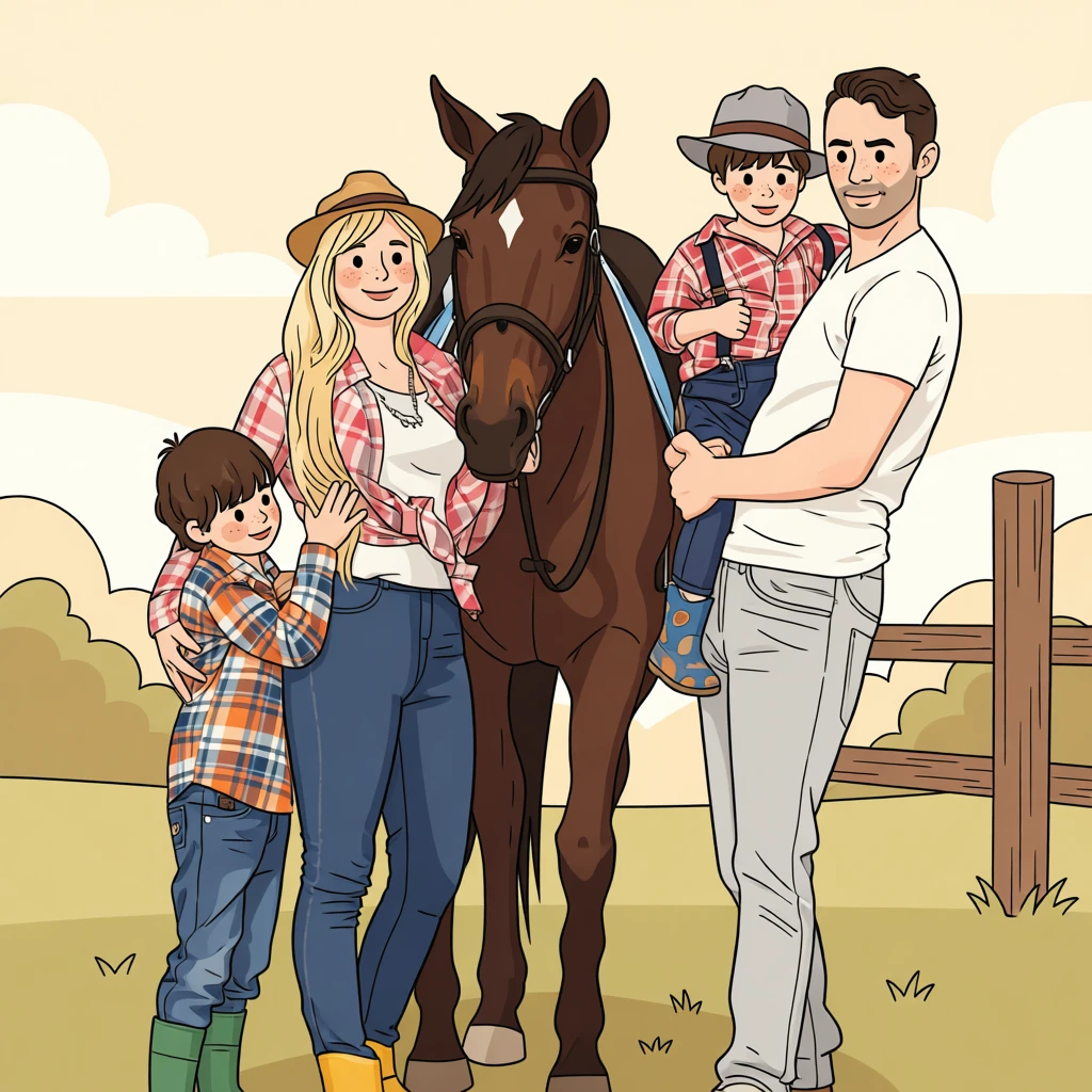 Warm Illustration generated by PortraitArt