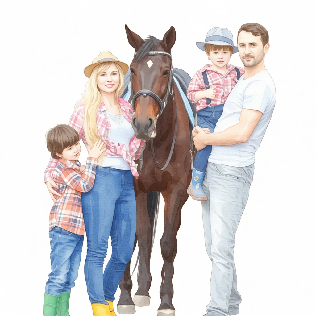 Watercolor Illustration generated by PortraitArt