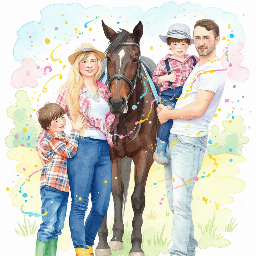 Watercolor Storybook generated by PortraitArt