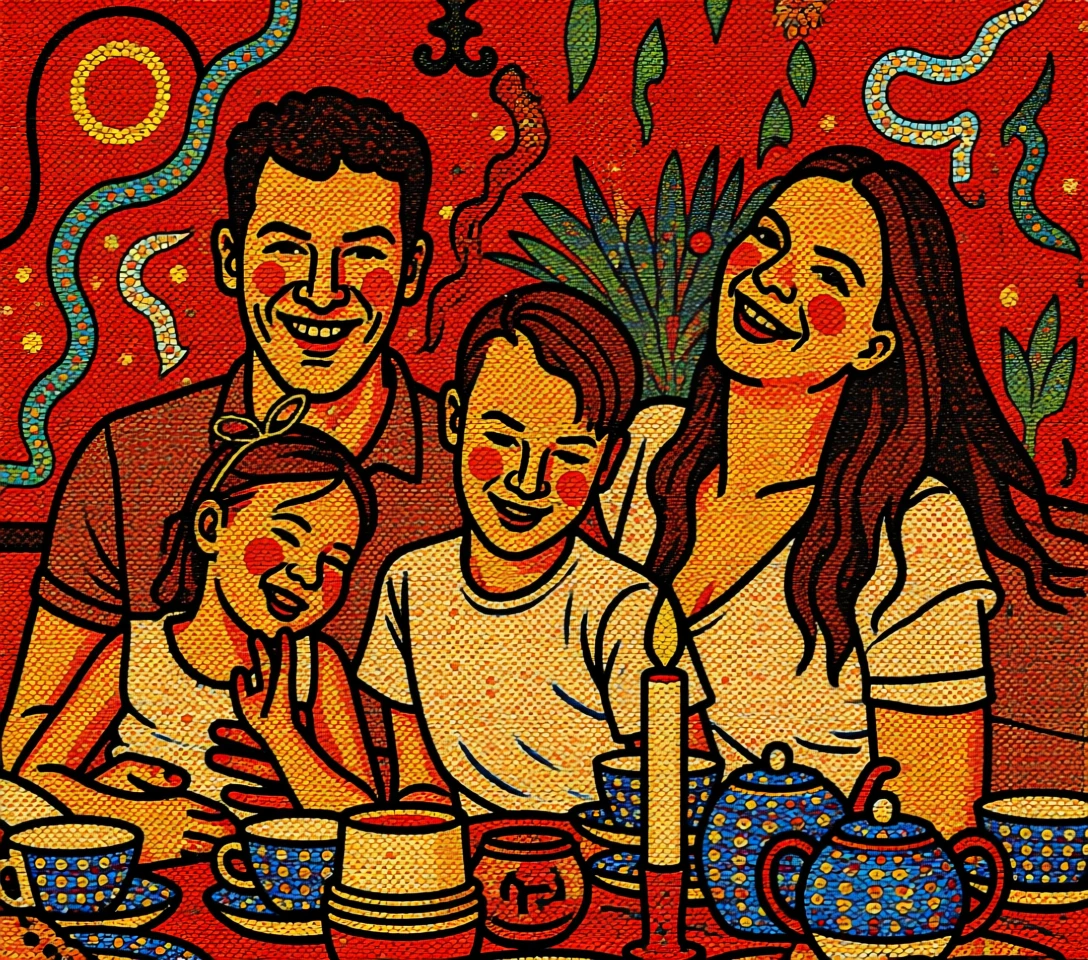 Dot Painting (Aboriginal) generated by PortraitArt