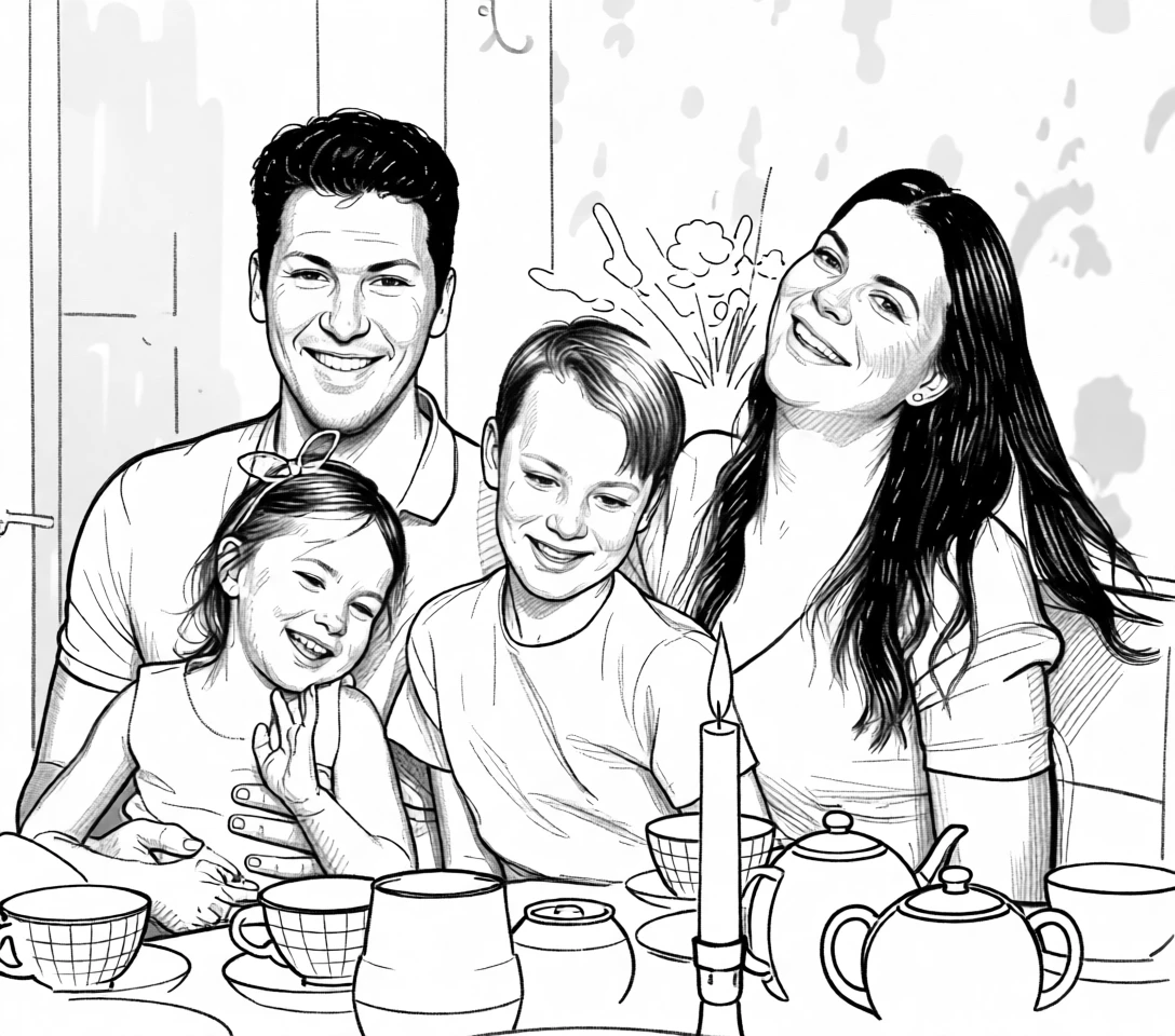 Charcoal Sketch generated by PortraitArt