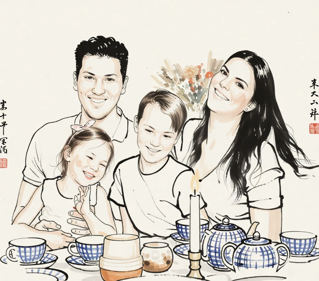 Color Ink Painting (Chinese) generated by PortraitArt