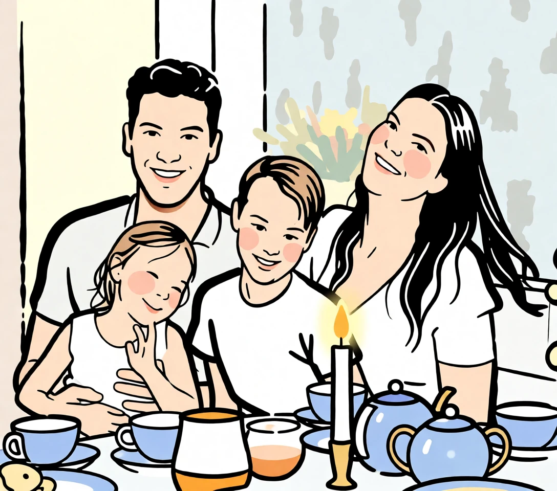 Bold Line Illustration generated by PortraitArt