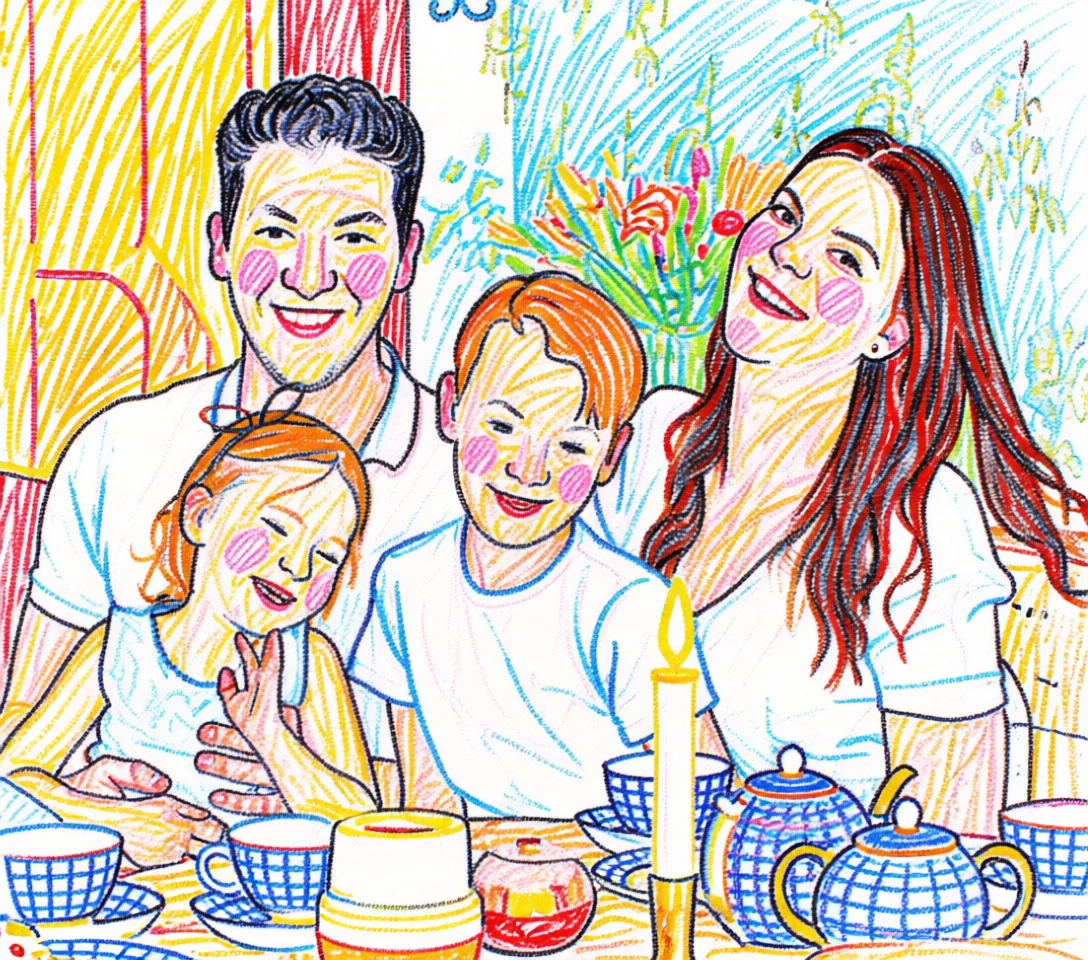 Crayon Drawing generated by PortraitArt