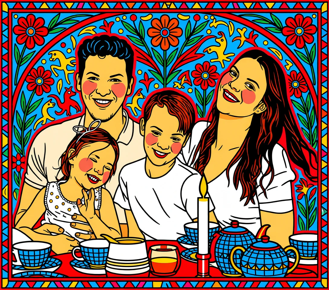 Madhubani (Indian) generated by PortraitArt