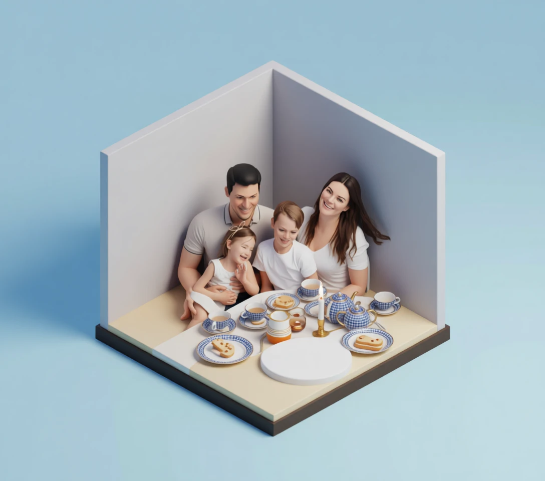 Isometric Miniature generated by PortraitArt