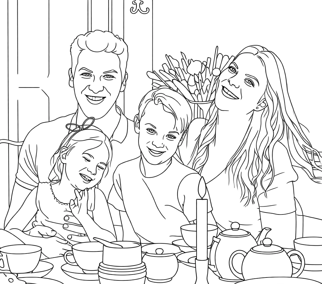 Line Art generated by PortraitArt