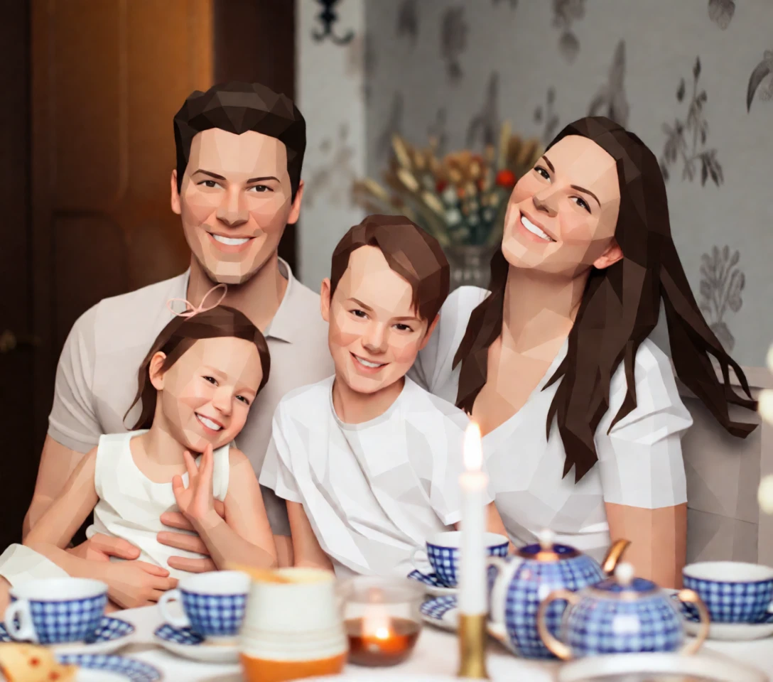 Low-Polygon generated by PortraitArt