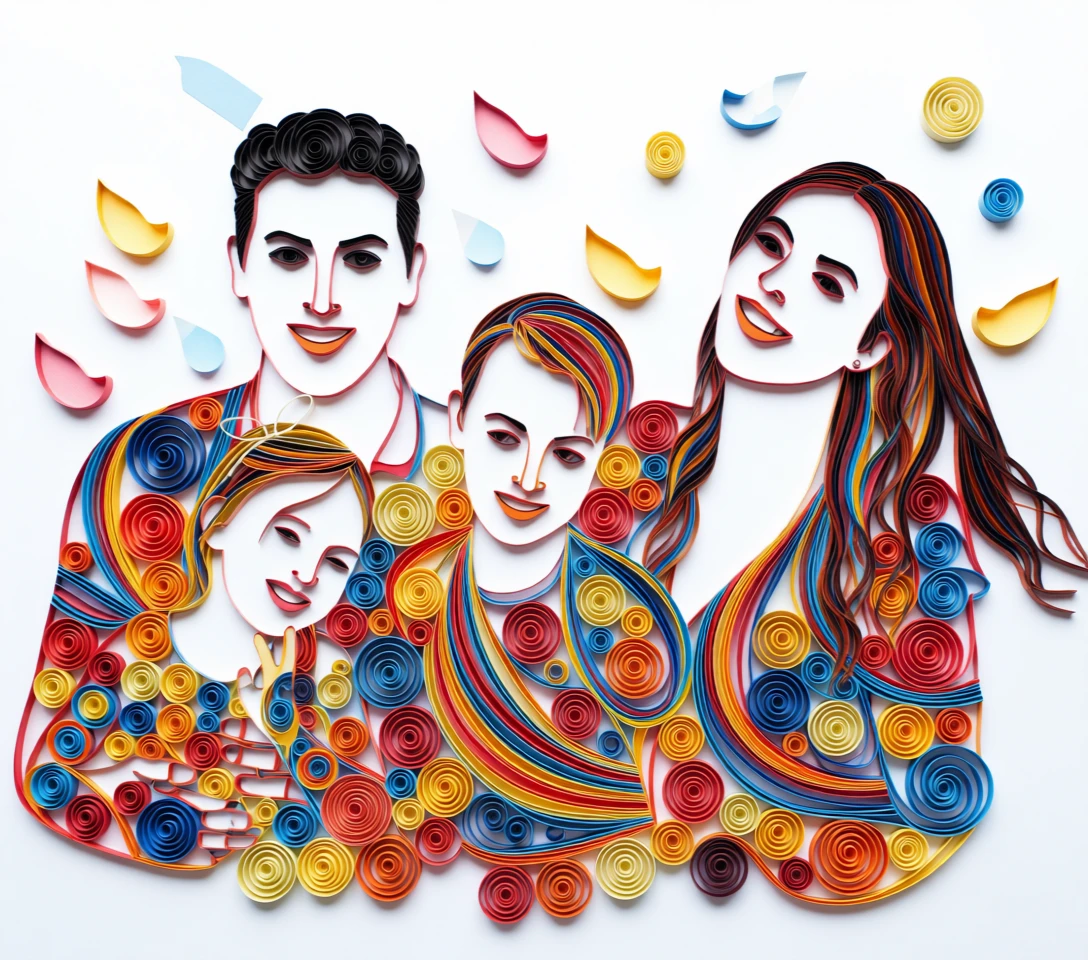 Quilling Art generated by PortraitArt