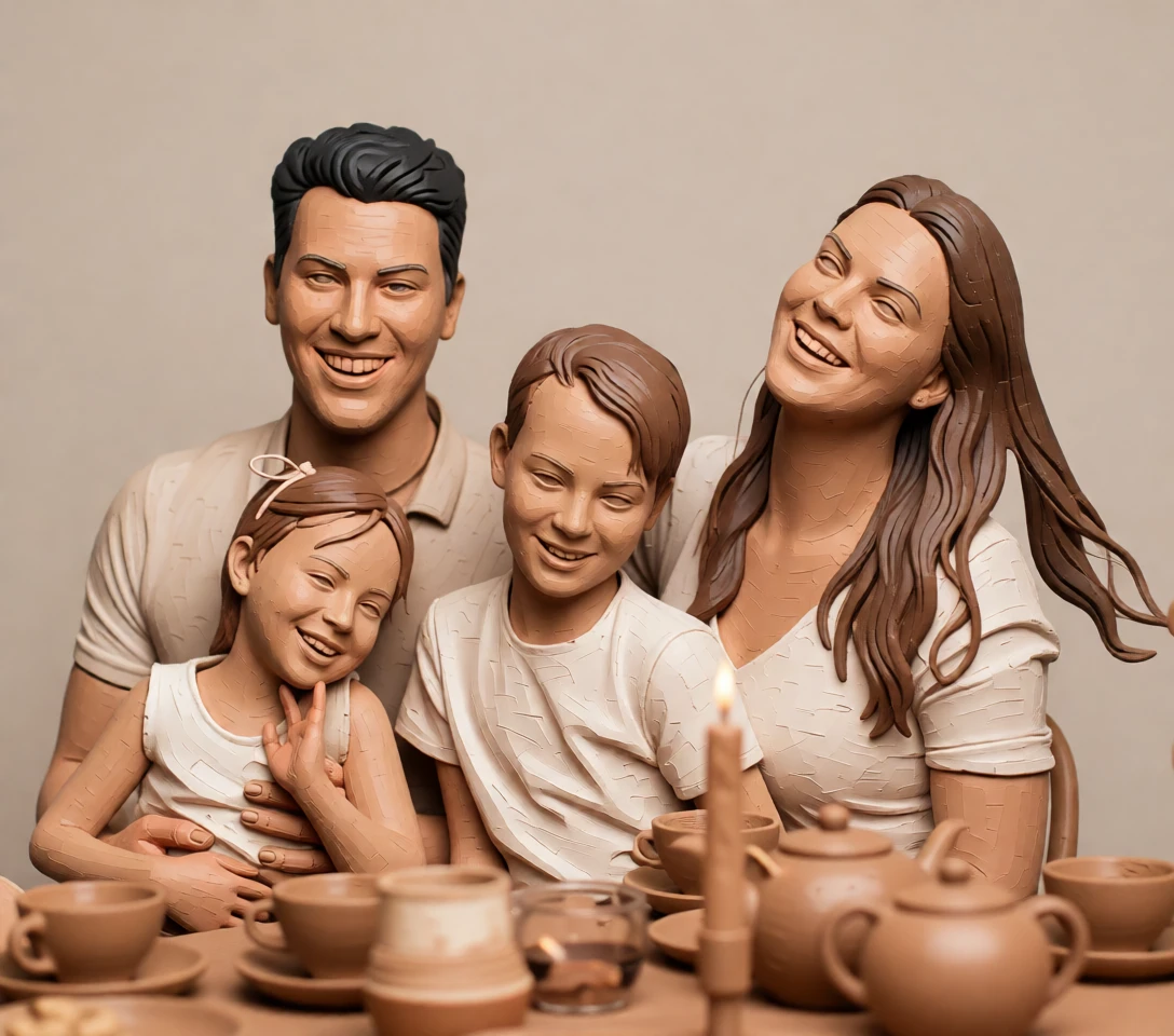 Clay Sculpture generated by PortraitArt