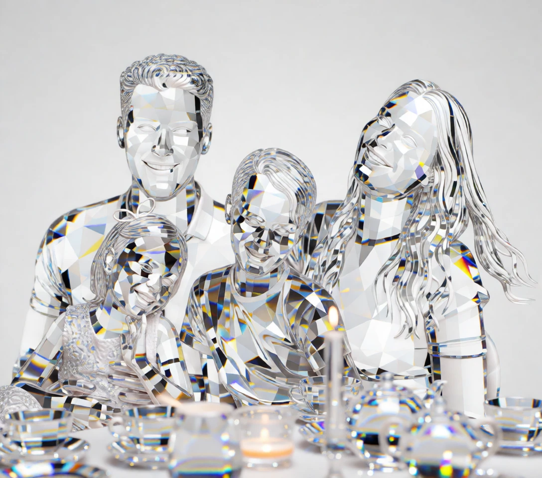 Crystal Sculpture generated by PortraitArt