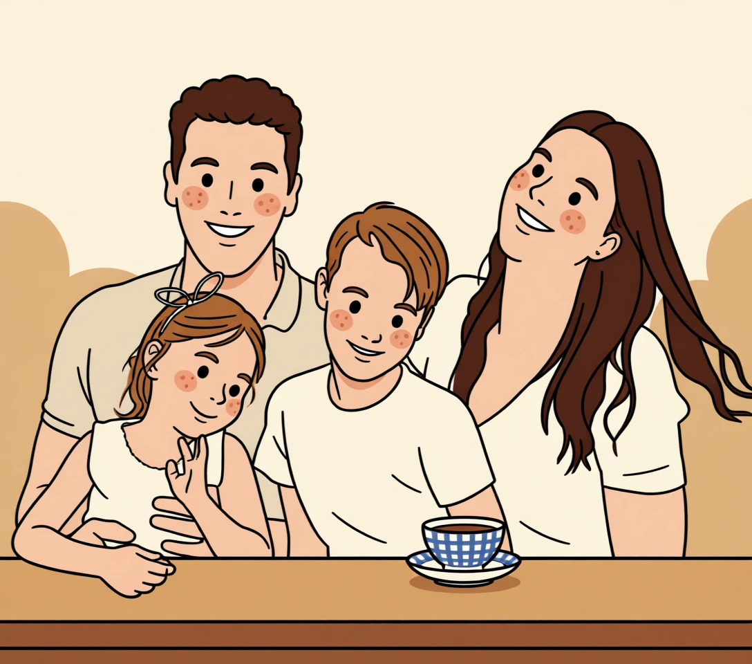 Warm Illustration generated by PortraitArt