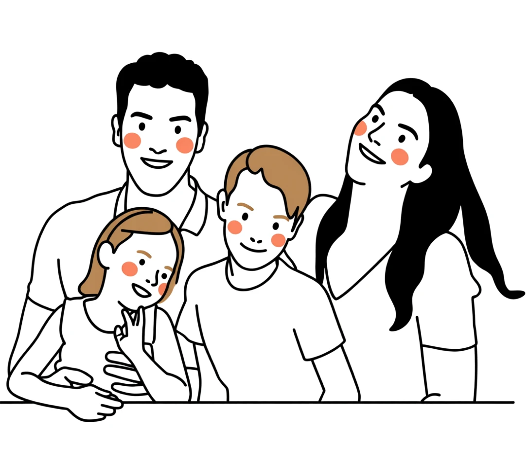 Warm Line Portraits generated by PortraitArt