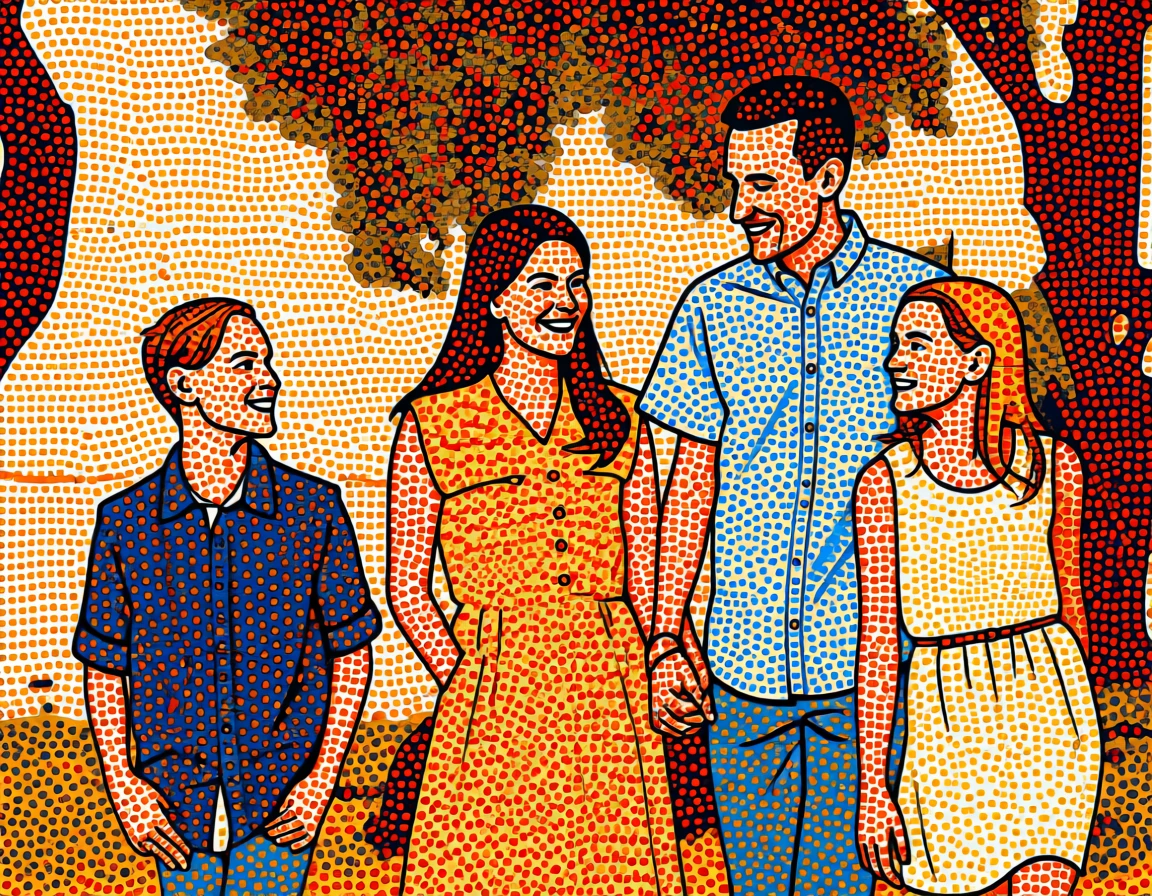 Dot Painting (Aboriginal) generated by PortraitArt