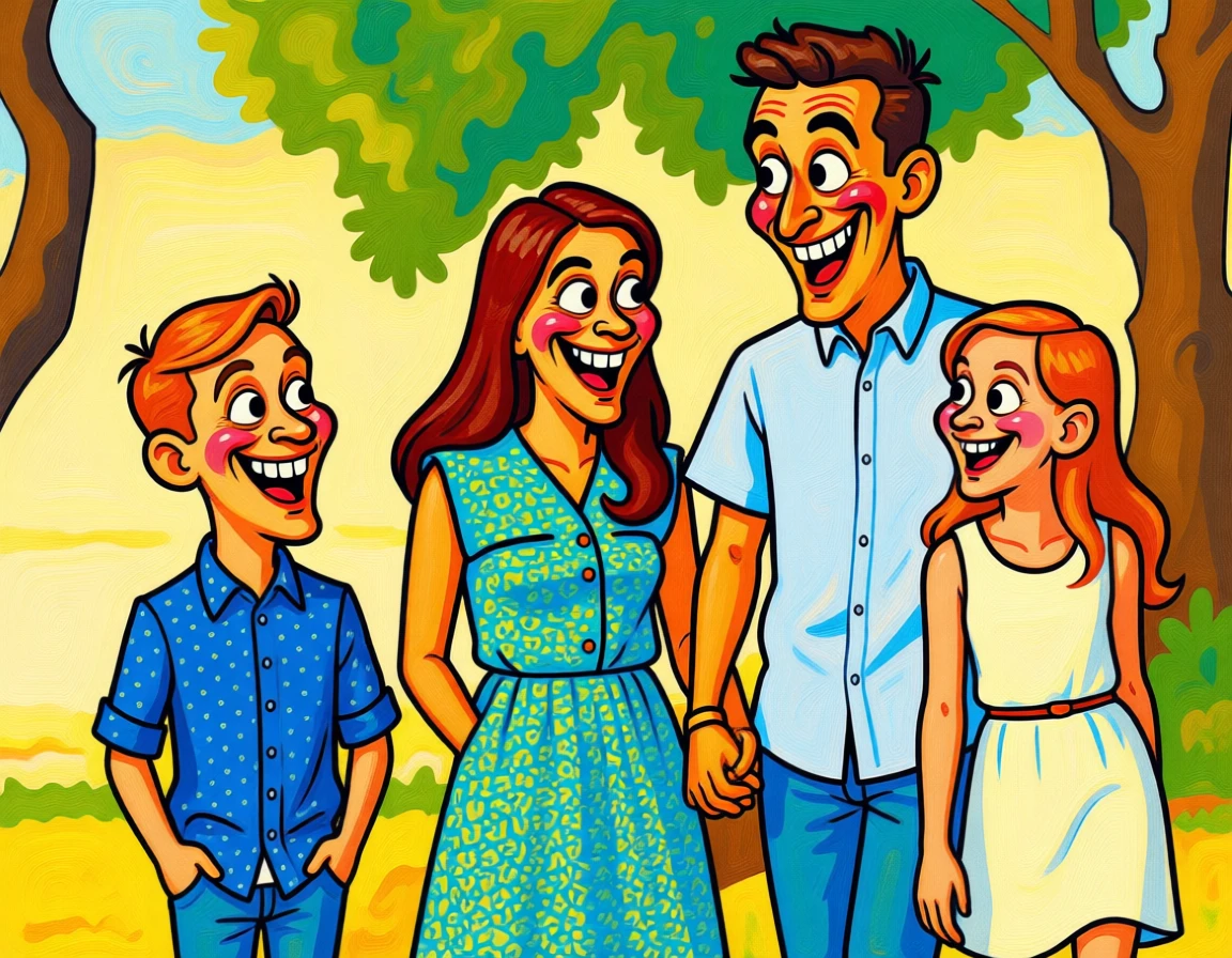 Caricature Painting generated by PortraitArt