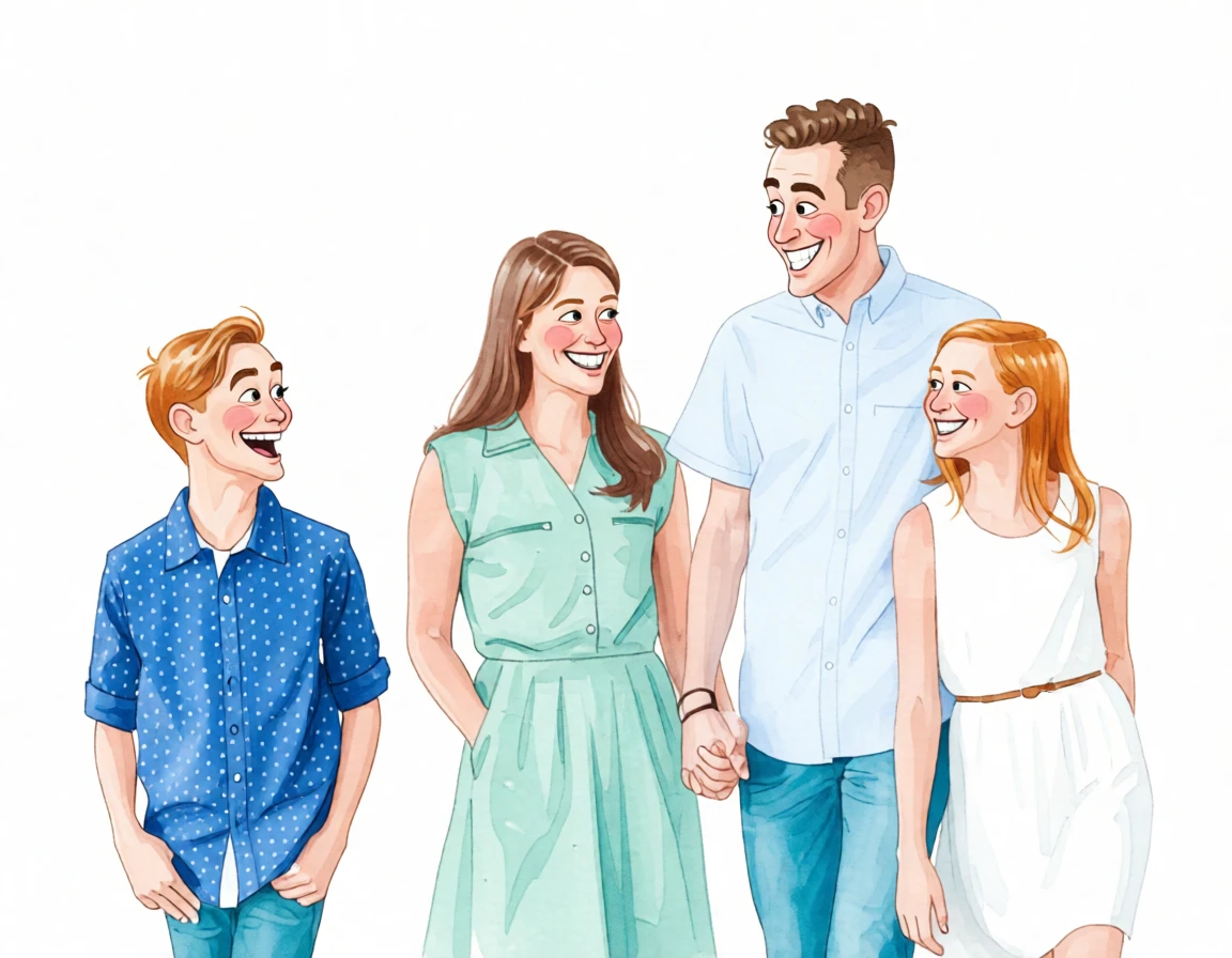 Caricature Watercolor generated by PortraitArt