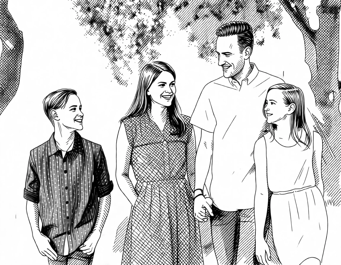 Cross-Hatching Sketch generated by PortraitArt