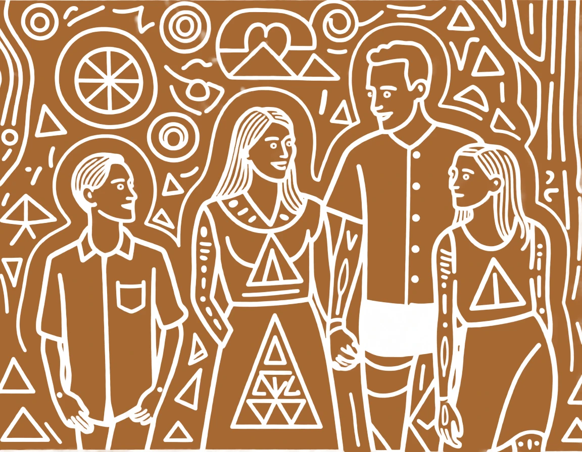 Warli (Indian) generated by PortraitArt