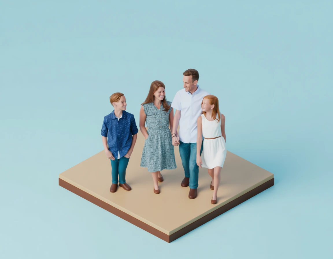 Isometric Miniature generated by PortraitArt