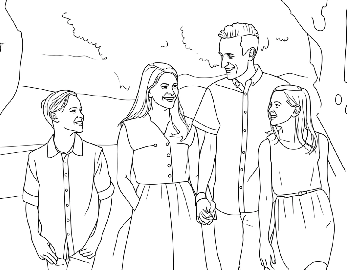 Line Art generated by PortraitArt