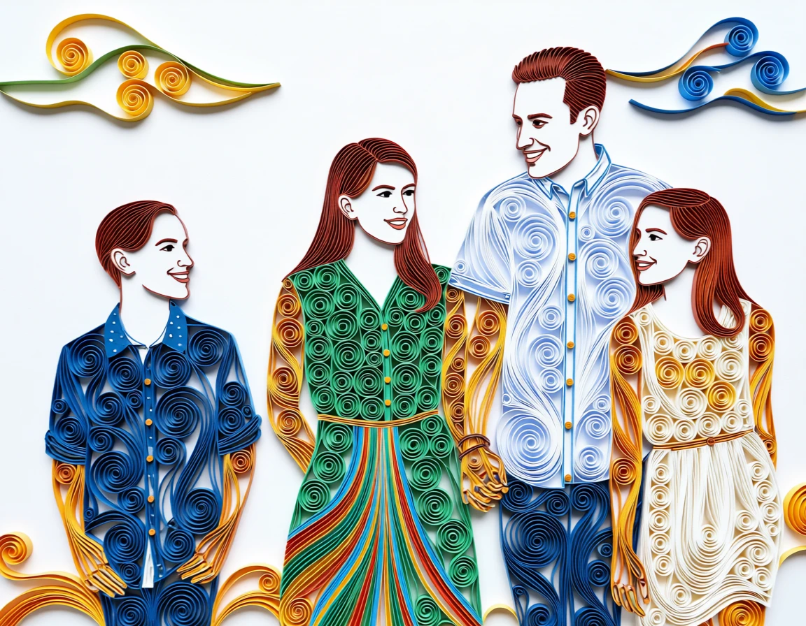 Quilling Art generated by PortraitArt