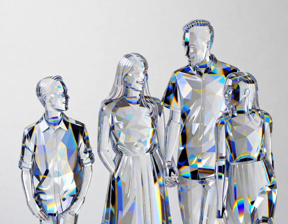 Crystal Sculpture generated by PortraitArt