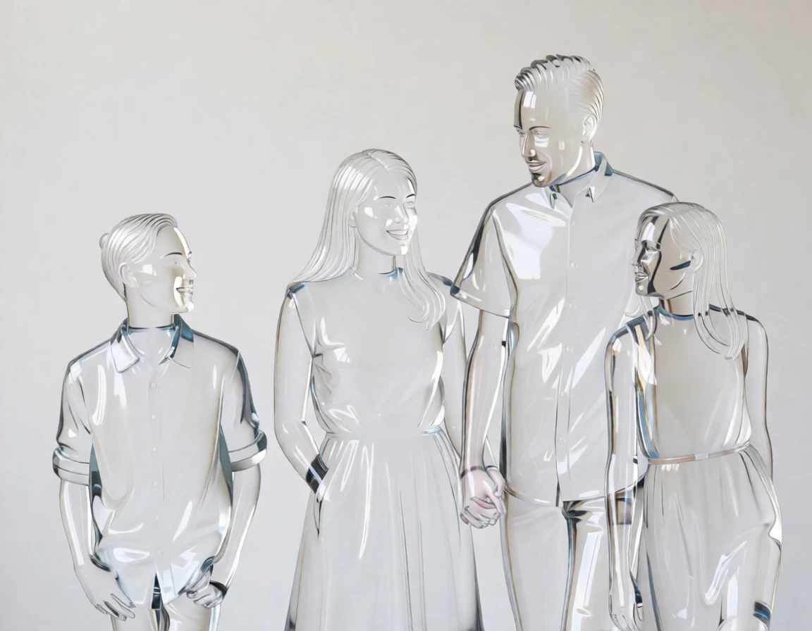 Glass Sculpture generated by PortraitArt