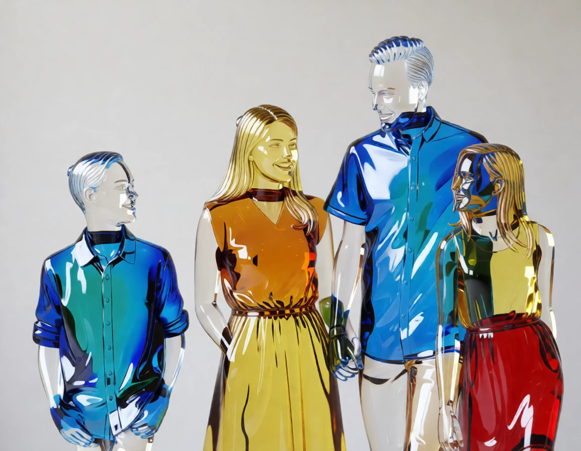 Murano Glass Sculpture generated by PortraitArt