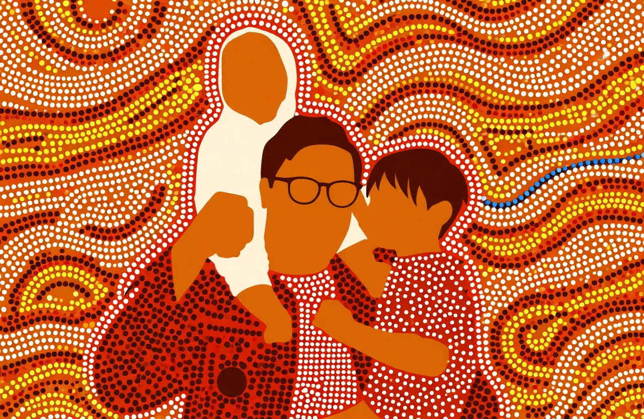 Dot Painting (Aboriginal) generated by PortraitArt