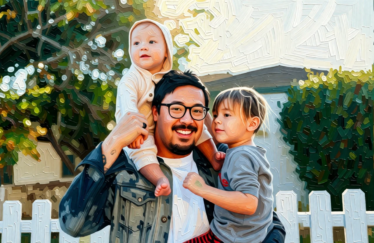 Acryclic Painting generated by PortraitArt