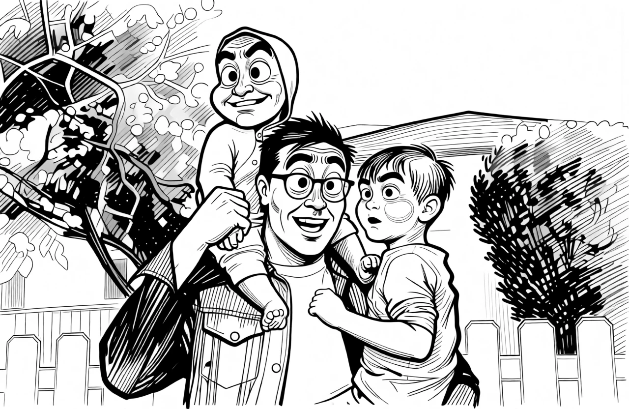 Caricature Drawing generated by PortraitArt