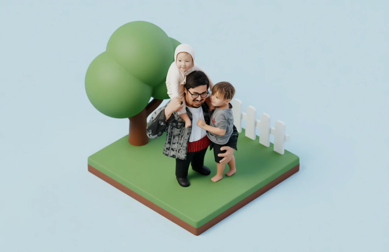 Isometric Miniature generated by PortraitArt