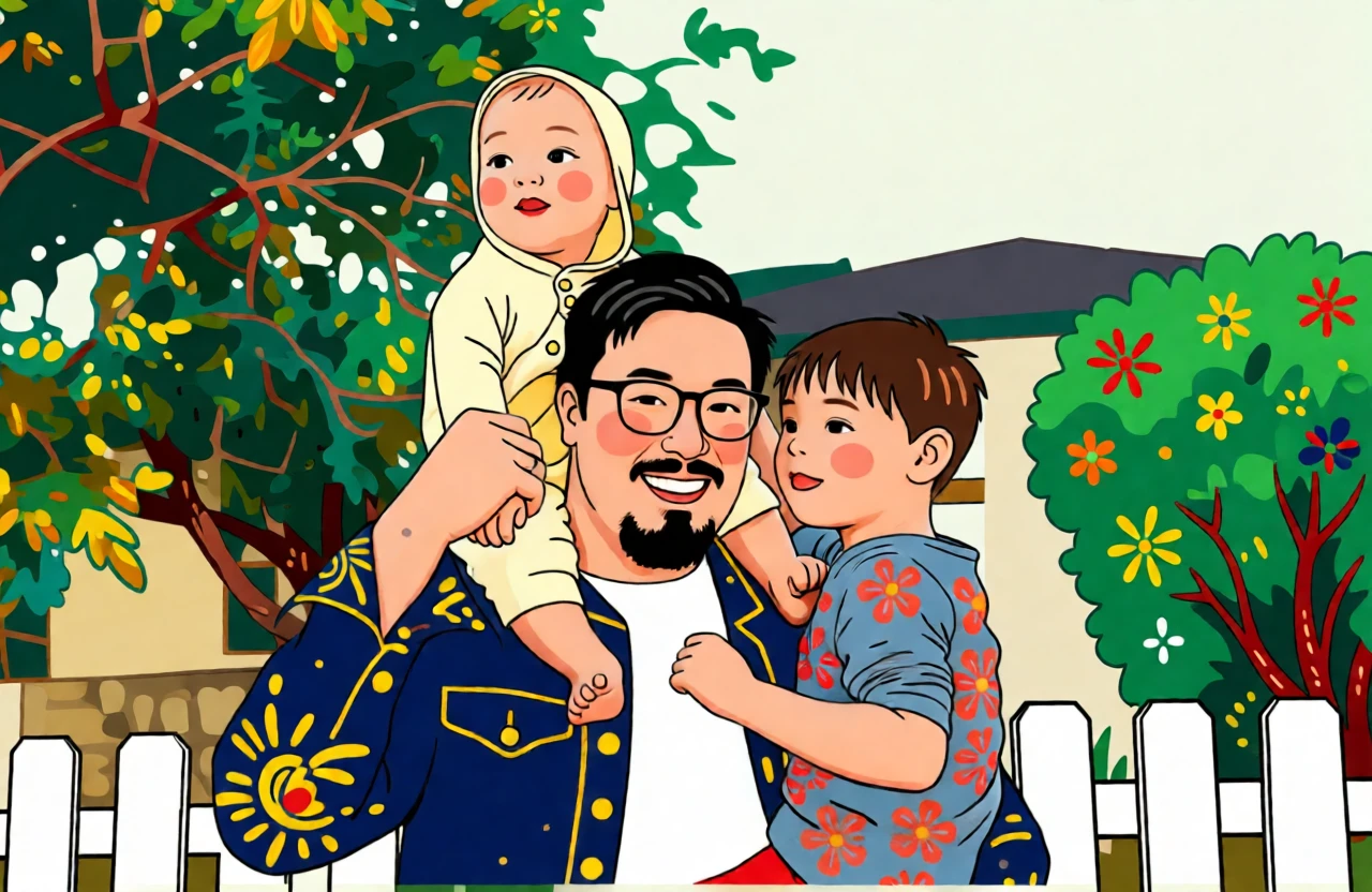 Minhwa Art (Korean) generated by PortraitArt