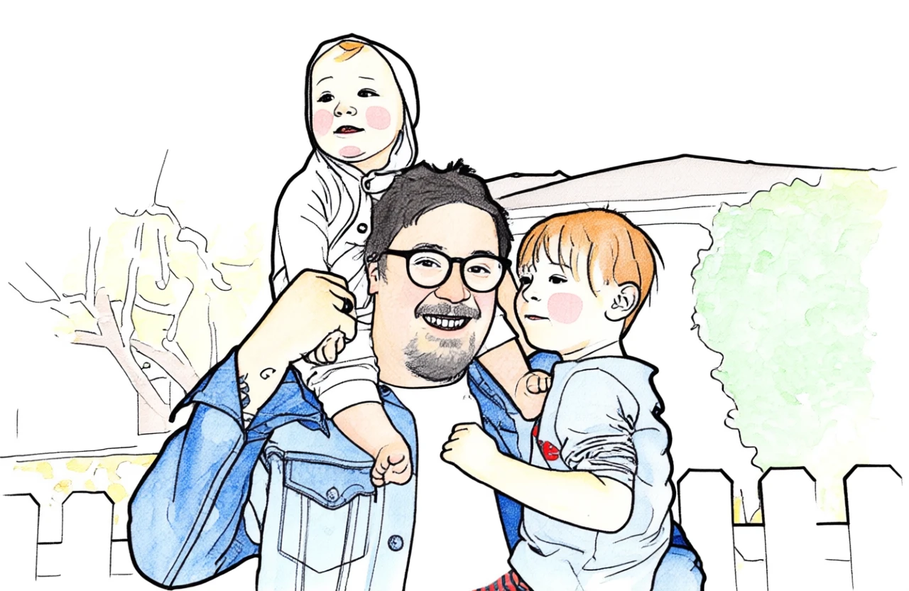 Line and Wash generated by PortraitArt