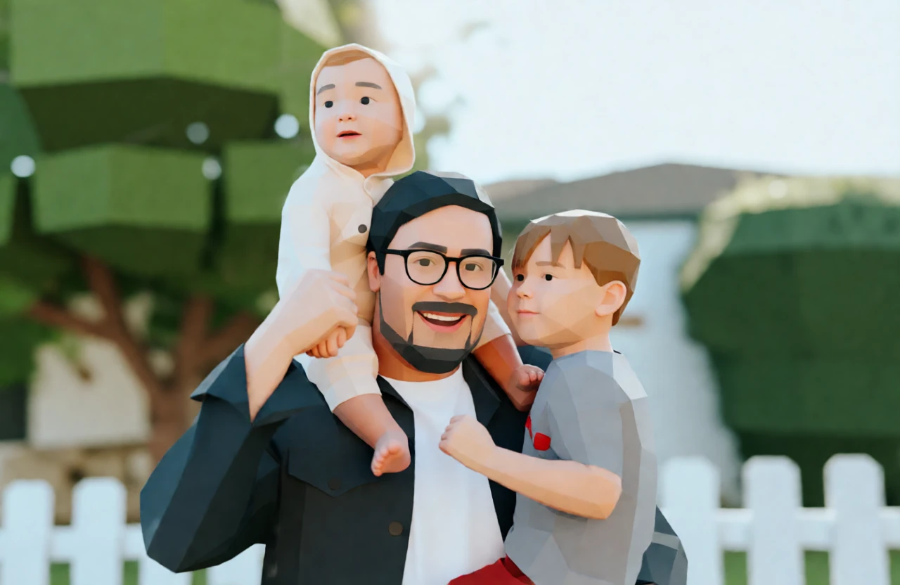 Low-Polygon generated by PortraitArt