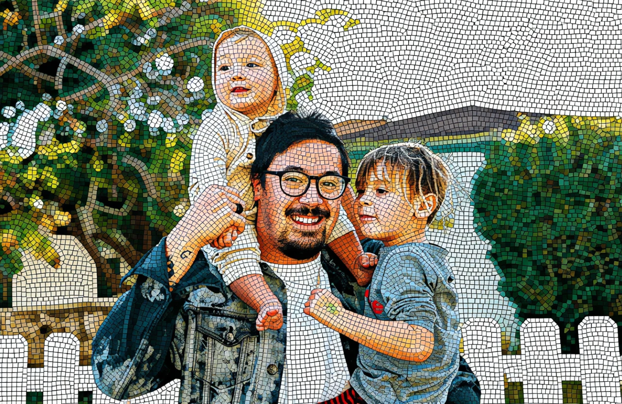 Mosaic Art generated by PortraitArt