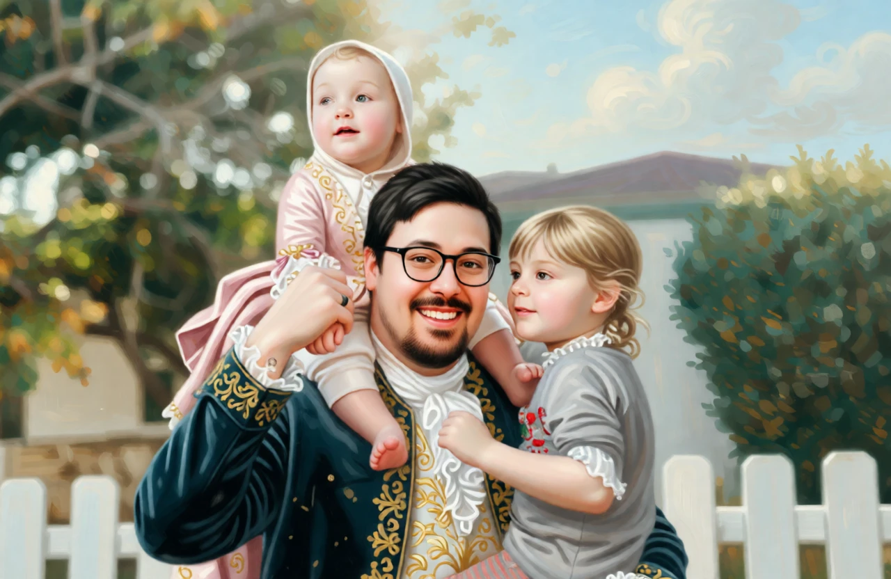 Painting • Rococo generated by PortraitArt