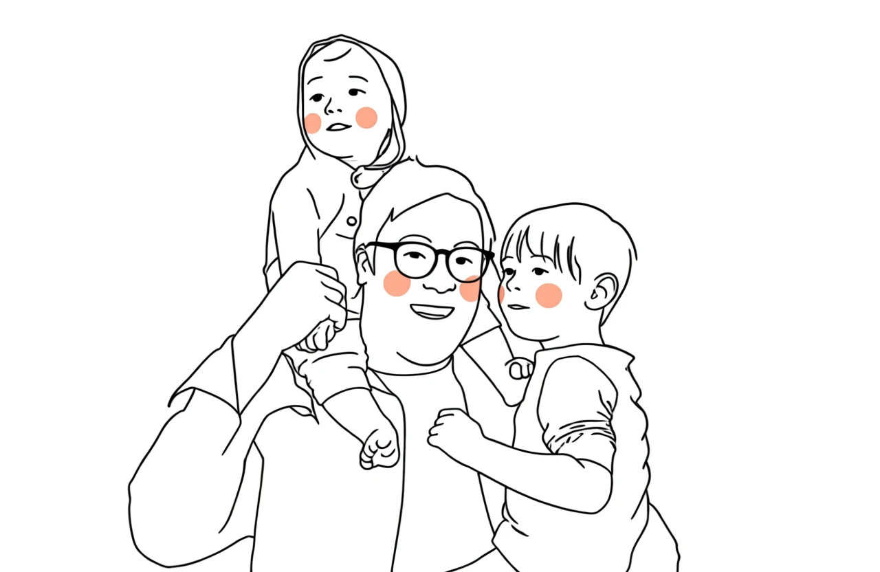 Warm Line Portraits generated by PortraitArt