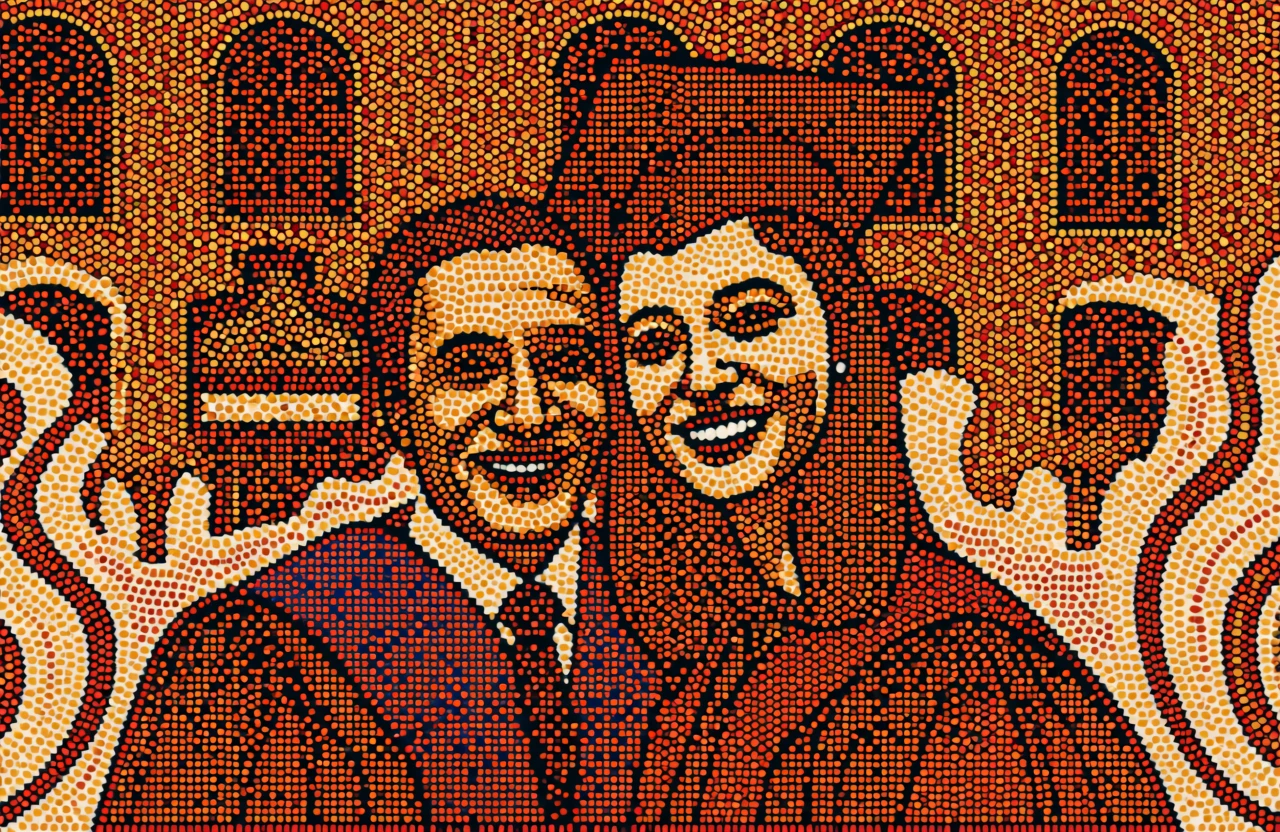 Dot Painting (Aboriginal) generated by PortraitArt