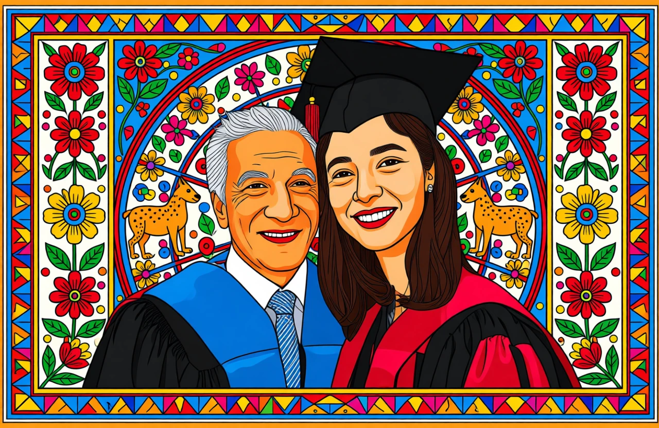 Madhubani (Indian) generated by PortraitArt