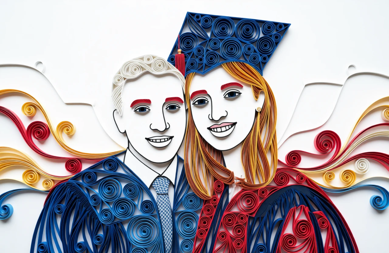 Quilling Art generated by PortraitArt