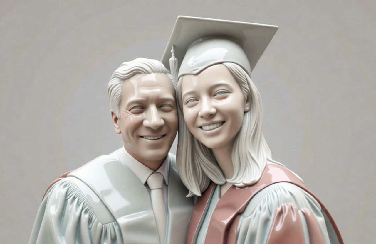 Porcelain Sculpture generated by PortraitArt