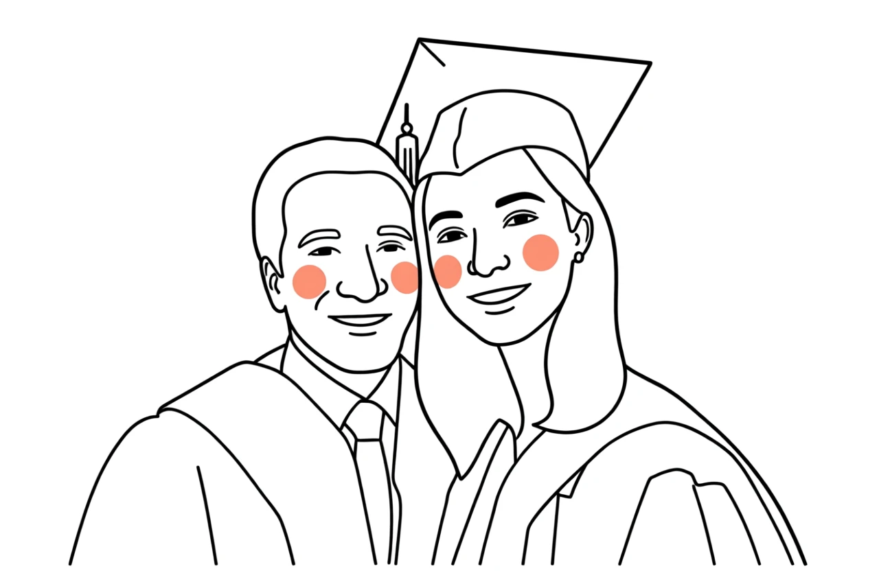 Warm Line Portraits generated by PortraitArt