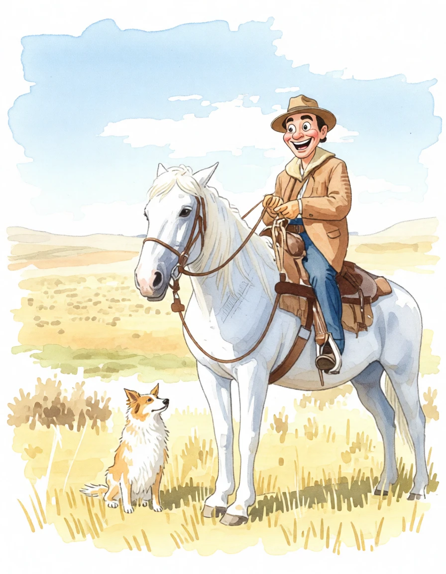 Caricature Watercolor generated by PortraitArt