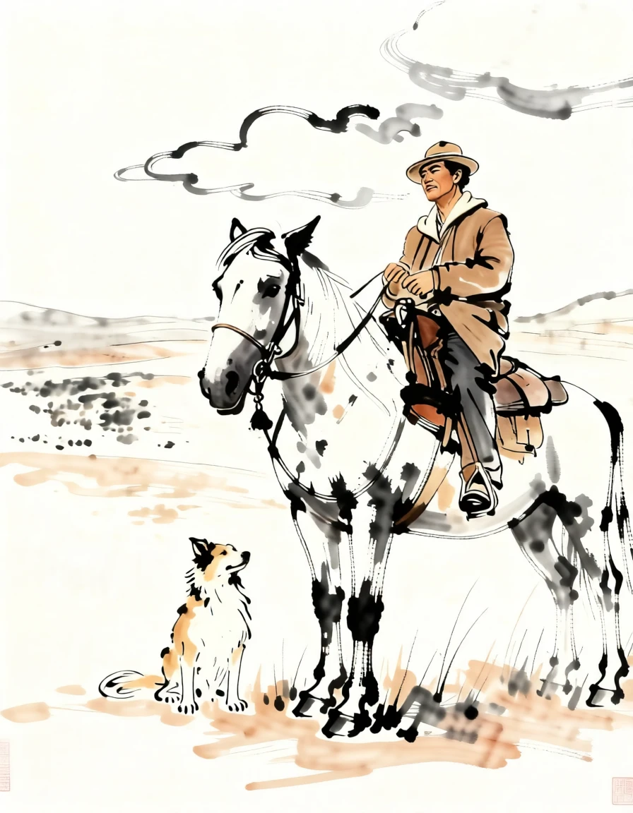 Color Ink Painting (Chinese) generated by PortraitArt