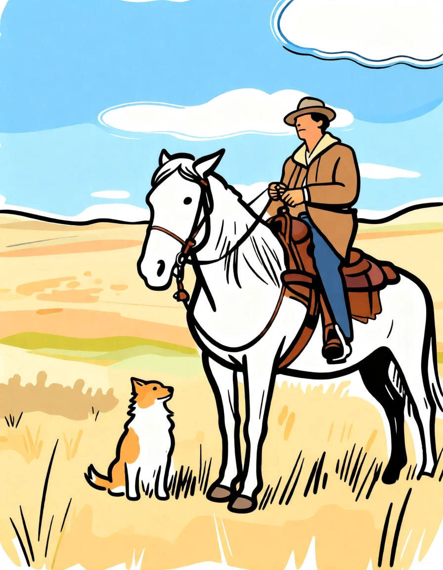 Bold Line Illustration generated by PortraitArt