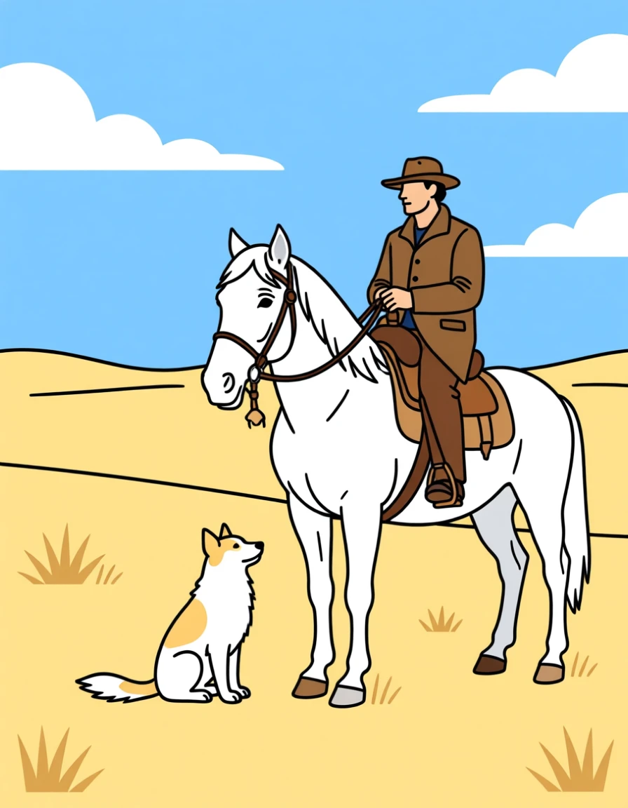 Colored Lineart generated by PortraitArt